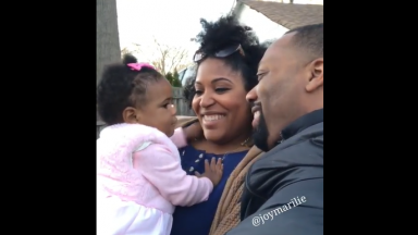 Real Love: Baby Girl Was In Awe Of Her Parents Kissing!