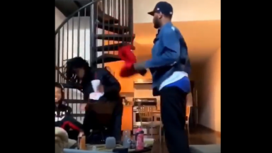 Damn Homie Wasn't Playing: Dude Gets Fire Slapped Out Of Him While Holding A Bag Of Chick-Fil-A!