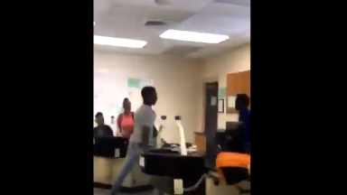 Savage: Dude Delivers Vicious DDT Twice In Classroom 1v1!