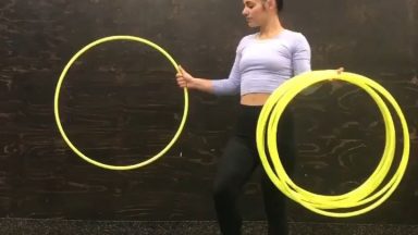 Hula-hooping seven rings